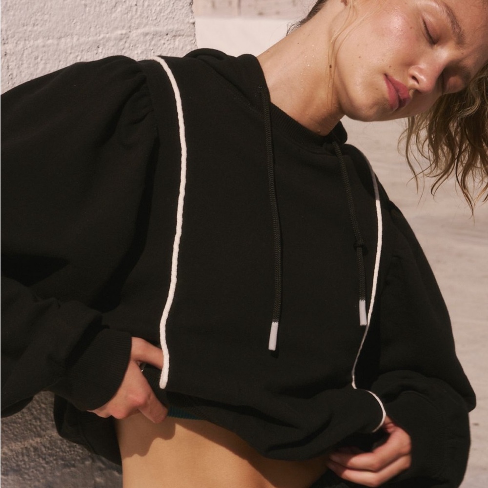 Free People Sandstorm Pullover - Black (S)